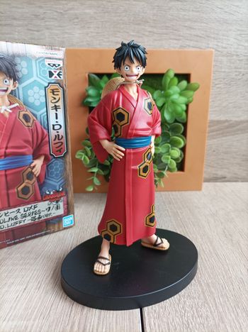 Figurine Monkey D Luffy One Piece Banpresto dxf grandline Bandai 