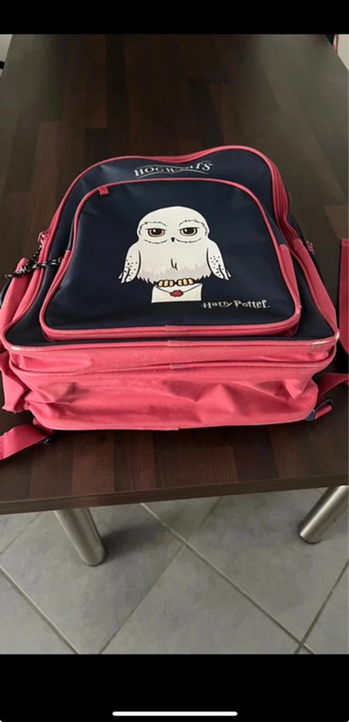 Cartable Harry potter hedwige officiel en bonne état taille 43 cm wizarding world - photo numéro 15