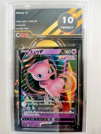 Carte Pokémon Gradée – Mew V