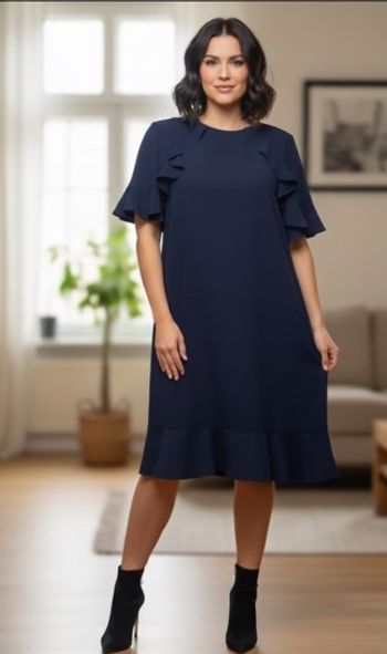 robe zara bleu marine  taille 36