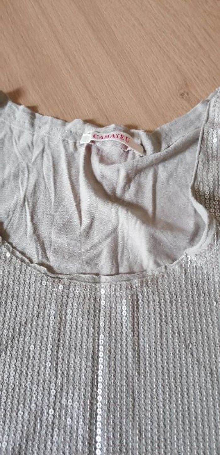 Débardeur sequin camaïeu