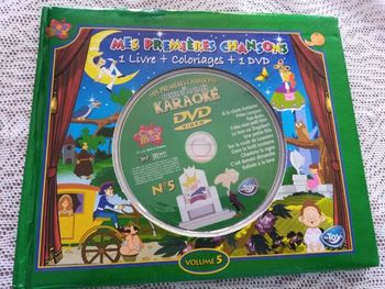1livre +coloriages +1DVD Mes premières chansons