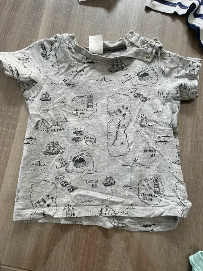 Lot de tee shirt 6 mois - photo numéro 4