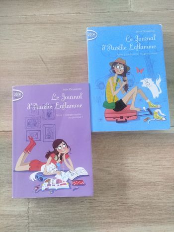 Lot 2 livres Le journal d' Aurélie Laflamme
