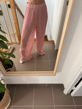 Pantalon fluide Zara rose neuf