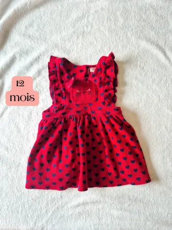 Robe 12 mois Coeur du pareil au meme