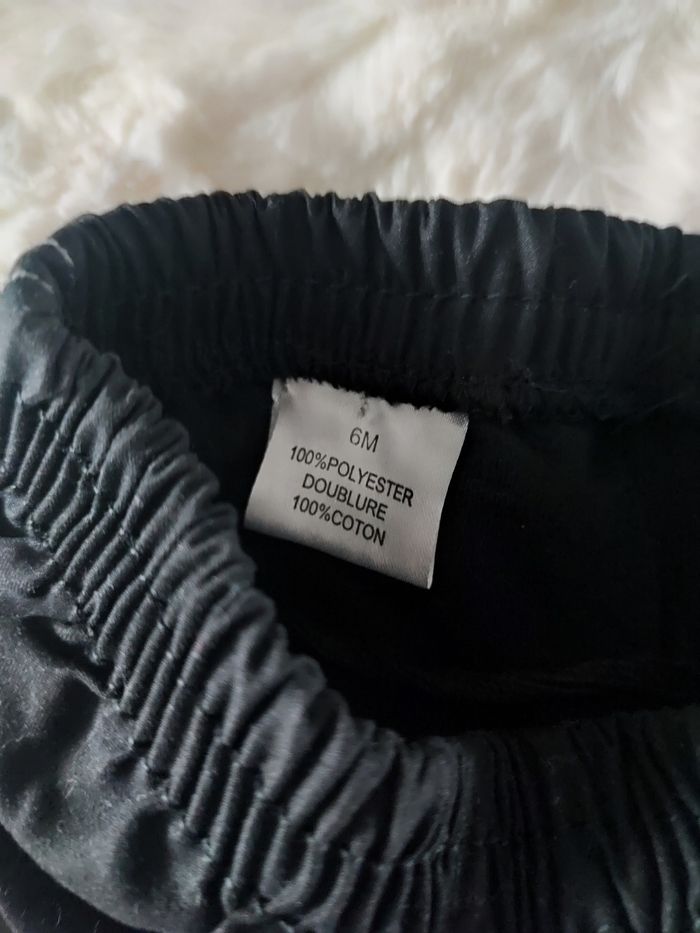Pantalon large noir taille 6 mois - photo numéro 2