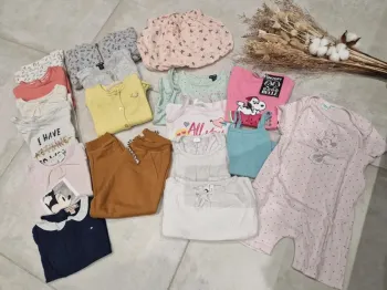 Lot de 18 pièces 24 mois/2 ans fille 🌸