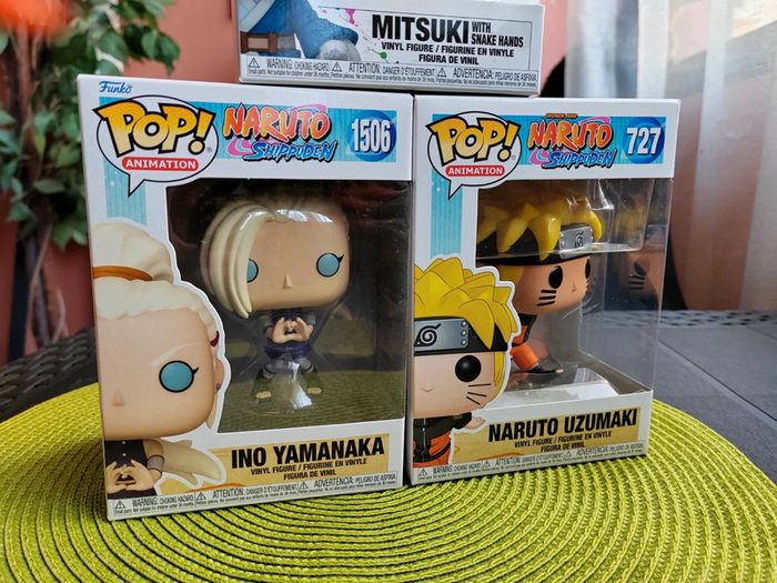 Lot de 3 figurines POP - Naruto/Boruto - Mitsuki, Naruto Uzumaki, Ino Yamanaka, Shippuden - photo numéro 2