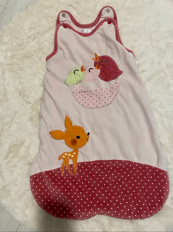 💜Turbulette KITCHOUN  toute douce 0/6mois motif adorable 💜 - photo numéro 2