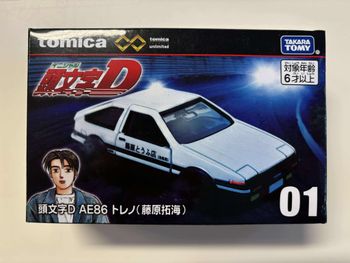 Toyota ae86 Trueno Initial D (Takumi Fujiwara) - Takara Tomy Tomica Premium