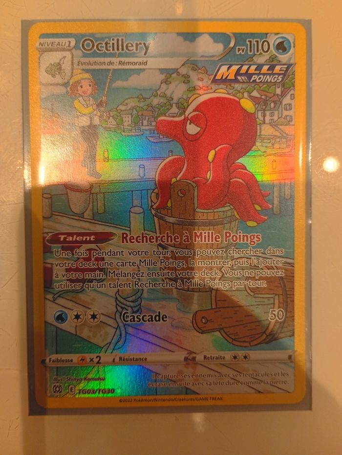 Carte Pokémon Octillery TG03TG30 Épée et Bouclier Astres Radieux