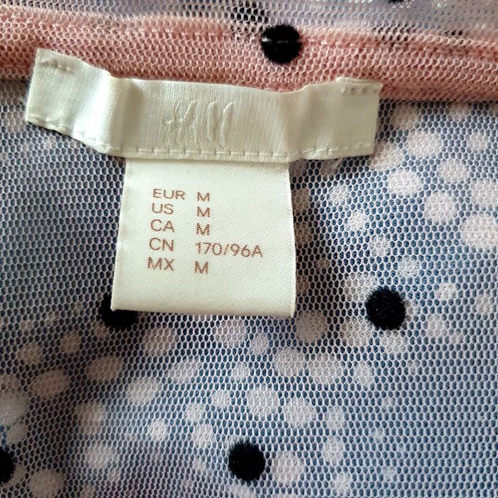T-shirt H&M M rose transparent - photo numéro 8