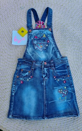 Robe transformable en jupe jean 6ans