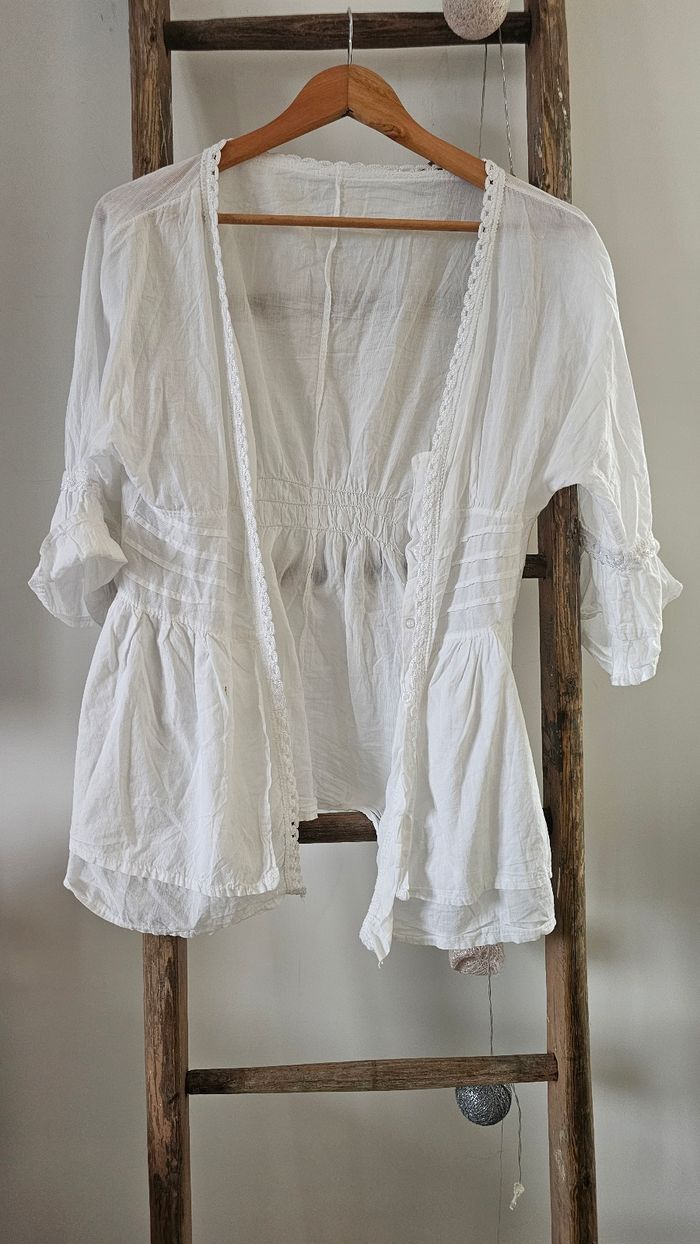Surchemise blanche taille 38 M