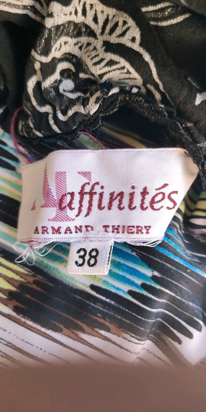 Jupe noire et argent Armand Thiery taille 40/42 tbe voir descriptif - photo numéro 6