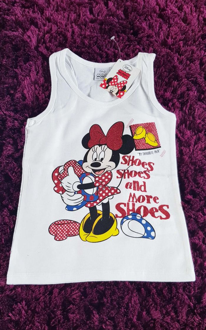 lot de 3 débardeurs dos nageur fille minnie disney - photo numéro 4