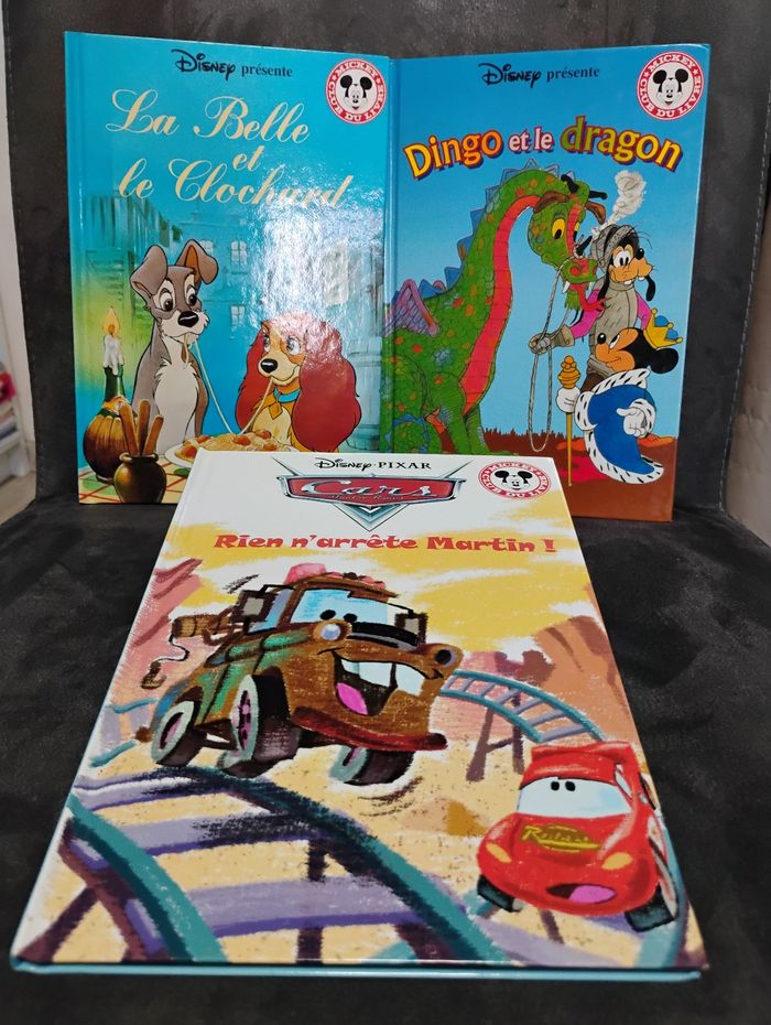 Lot de 3 livres Disney