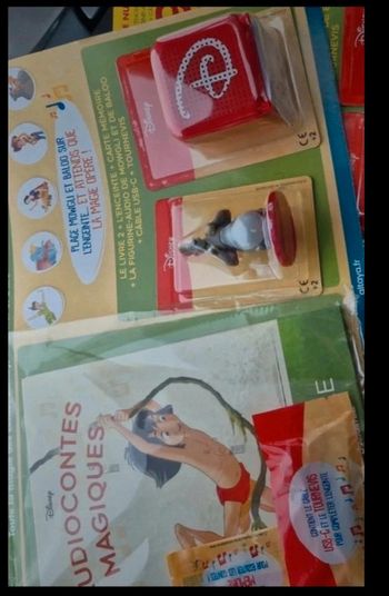 Numero 2 neuf collection audiocontes Magiques Disney Altaya audio conte magic livre & figurine
