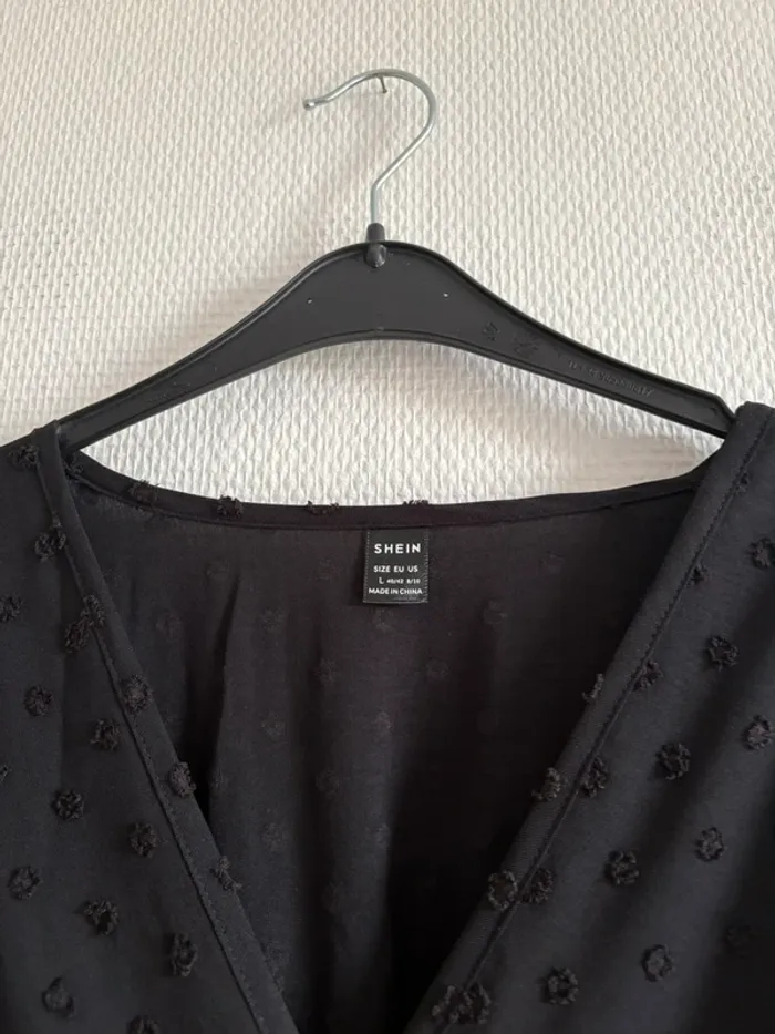 Robe manches longues noire - photo numéro 2
