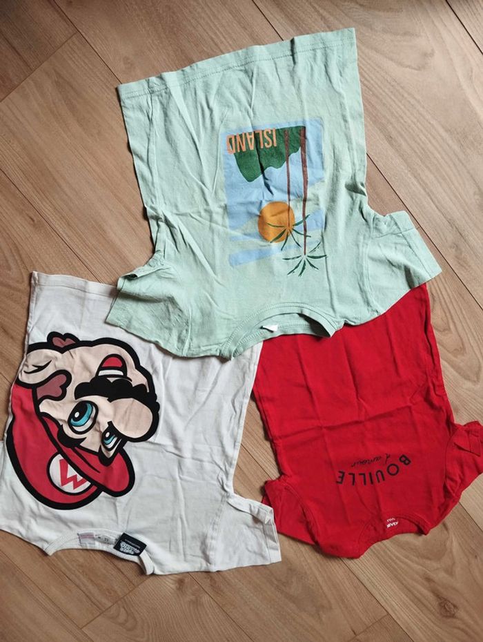 Lot 3 tshirt été garçon