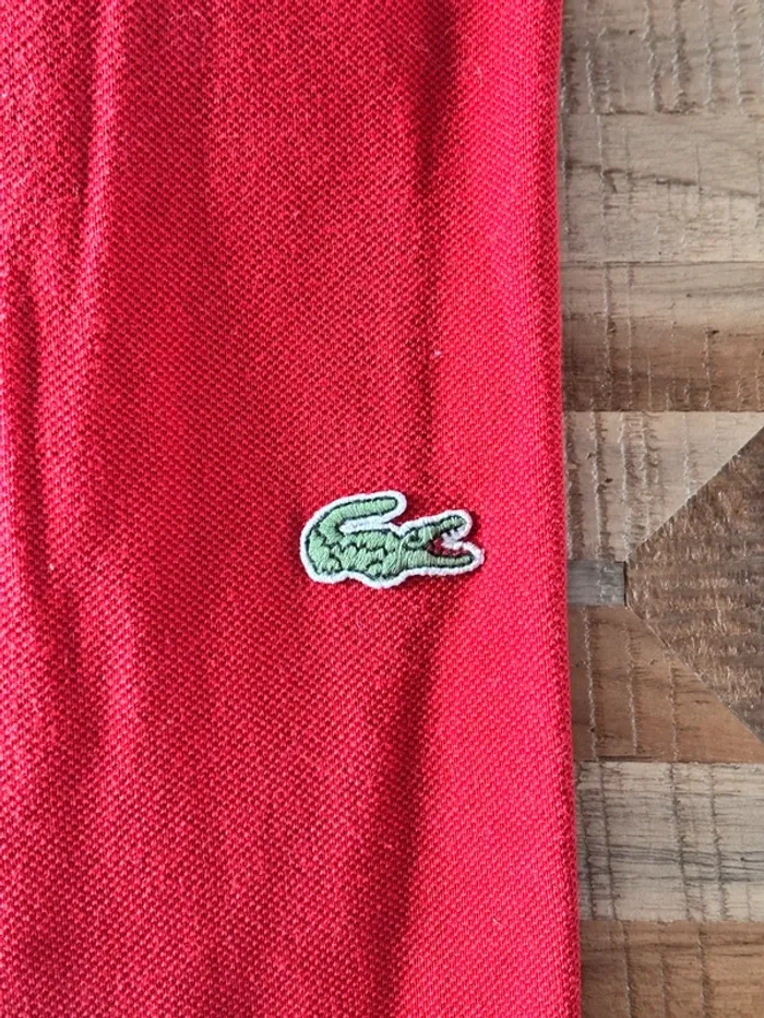 Polo Lacoste rouge - photo numéro 2