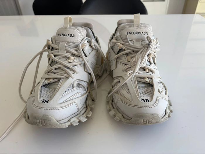 Balenciaga Track 2 blanches/grises/argentées – Taille 38 - photo numéro 5