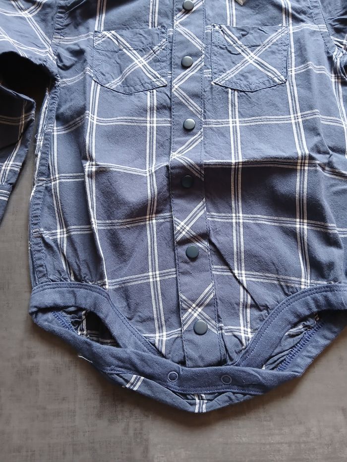 bodie garcon chemise 24/36 mois 92 cm - photo numéro 2