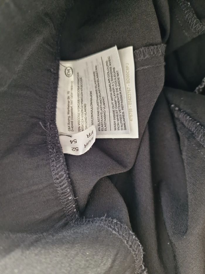 Pantalon 3/4 Stretch Noir - photo numéro 5