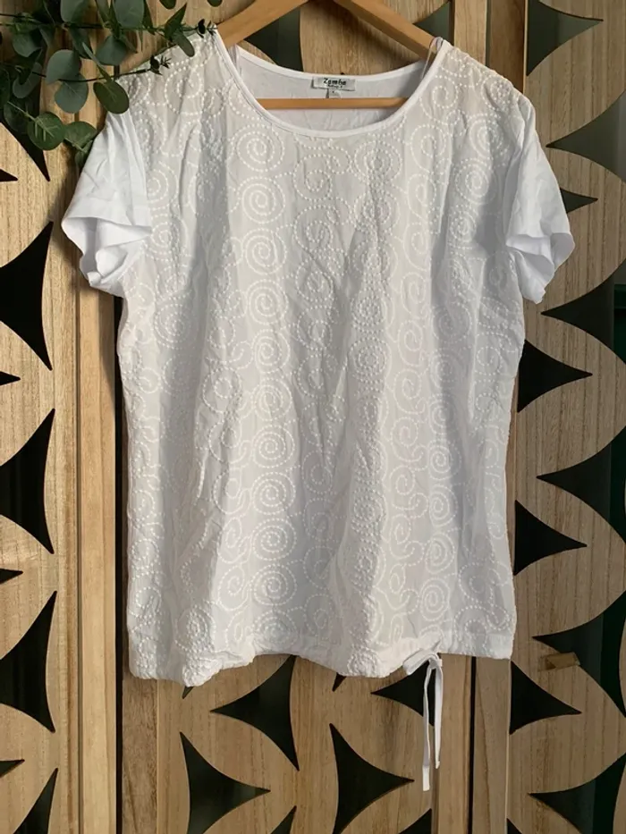 Blouse xl neuve blanche - photo numéro 4