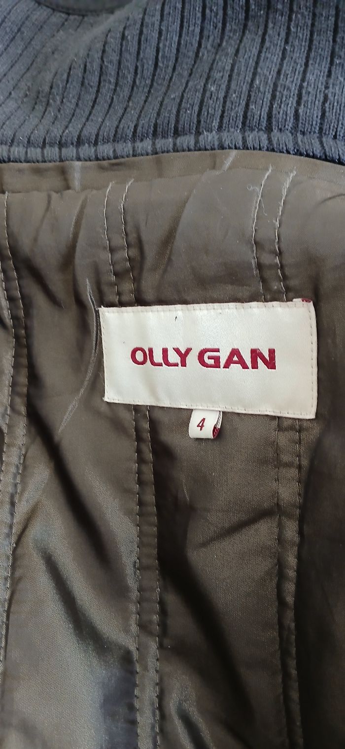 Manteau 3/4 noir. Très bon état. OLLY GAN Taille 4 - photo numéro 6