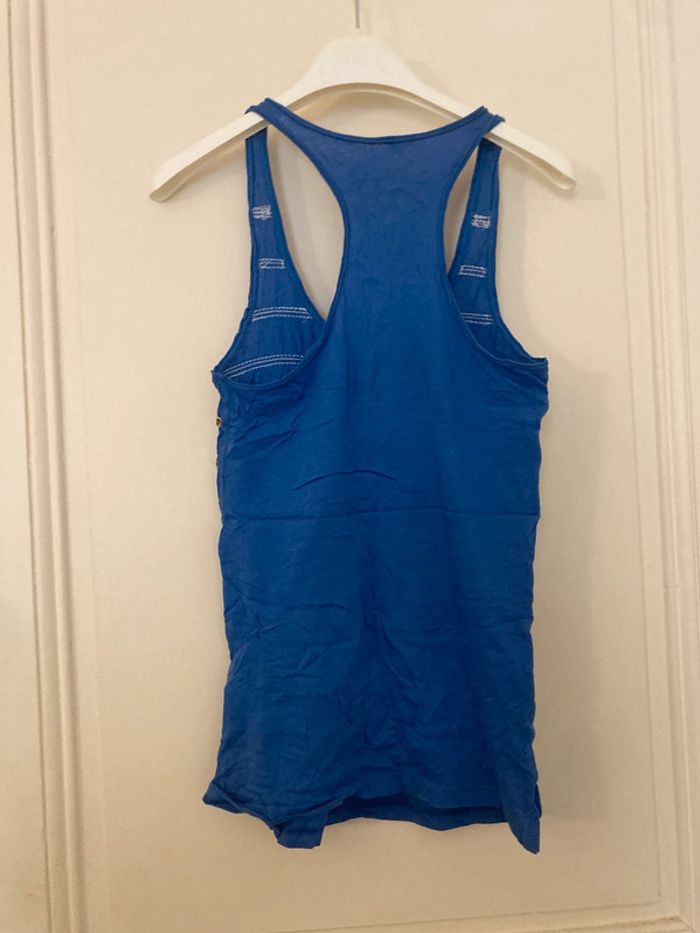 Débardeur bleu sequins dorés – Jennyfer Rebel Sailor – Taille S - photo numéro 4