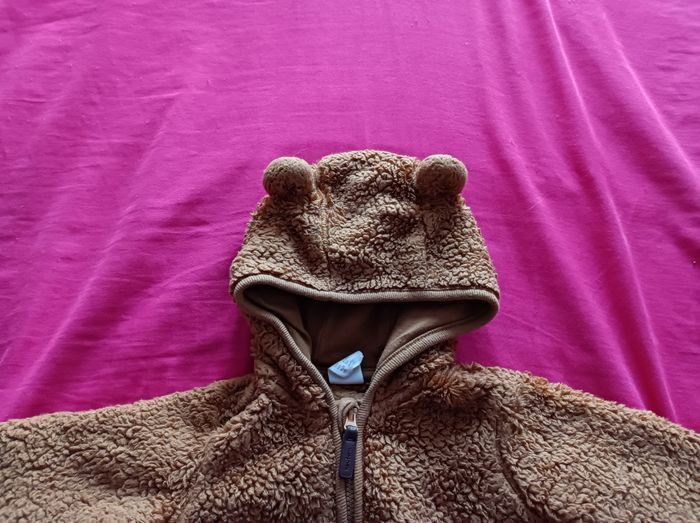 Sweat à capuche ourson taille 6 mois - photo numéro 3