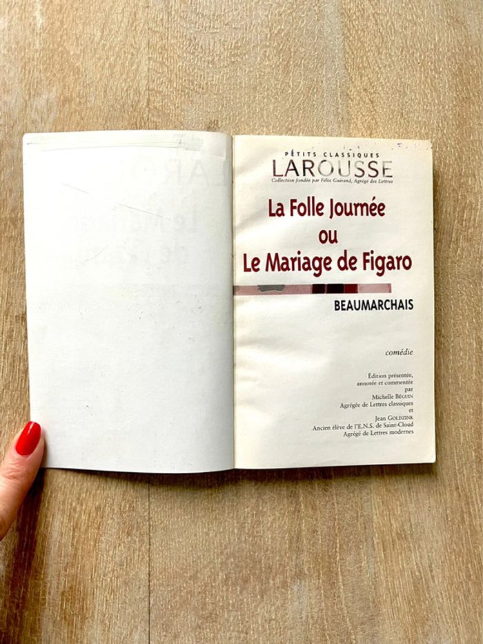 Beaumarchais, La Folle Journée ou Le Mariage de Figaro - Petits Classiques Larousse - photo numéro 3