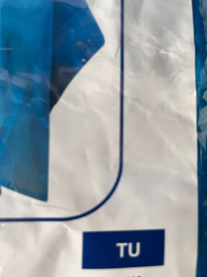 Poncho enfant bleu taille unique - photo numéro 2