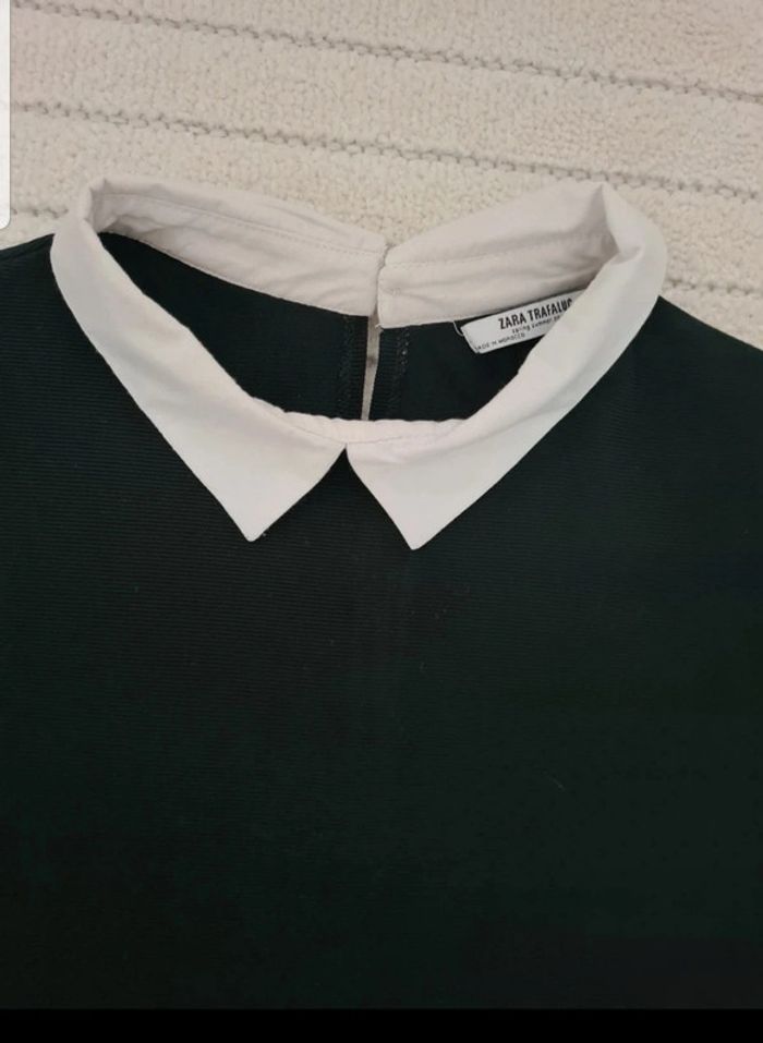 Robe noire et blanche zara - photo numéro 3