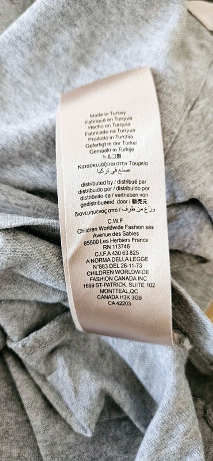 T-shirt Burberry 6 mois Garçon - photo numéro 7