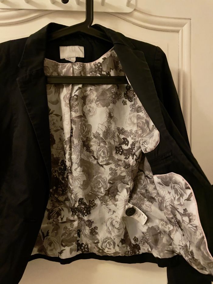 Veste h&m 40 noir - photo numéro 3