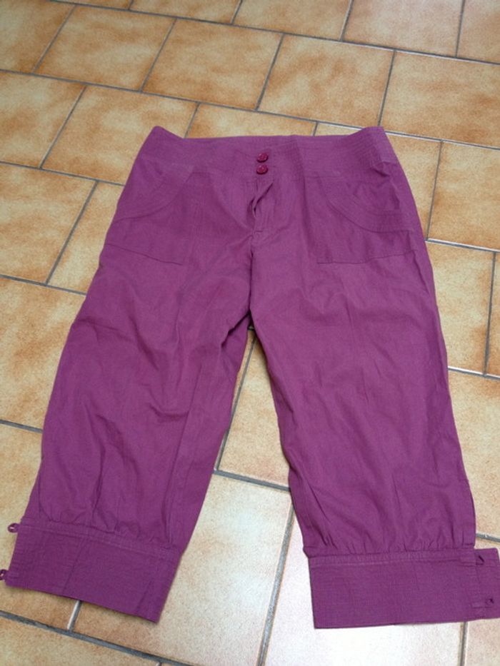 Pantacourt violet 3 suisses