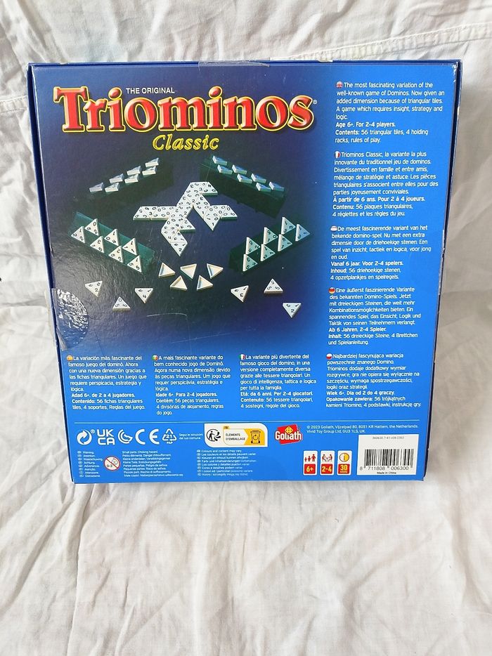 Triominos classic  goliath complet - photo numéro 2