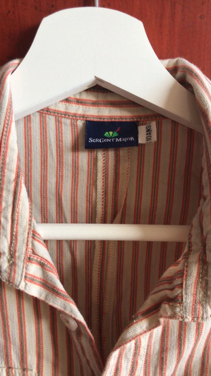 Sergent major chemise taille 10 ans - photo numéro 4