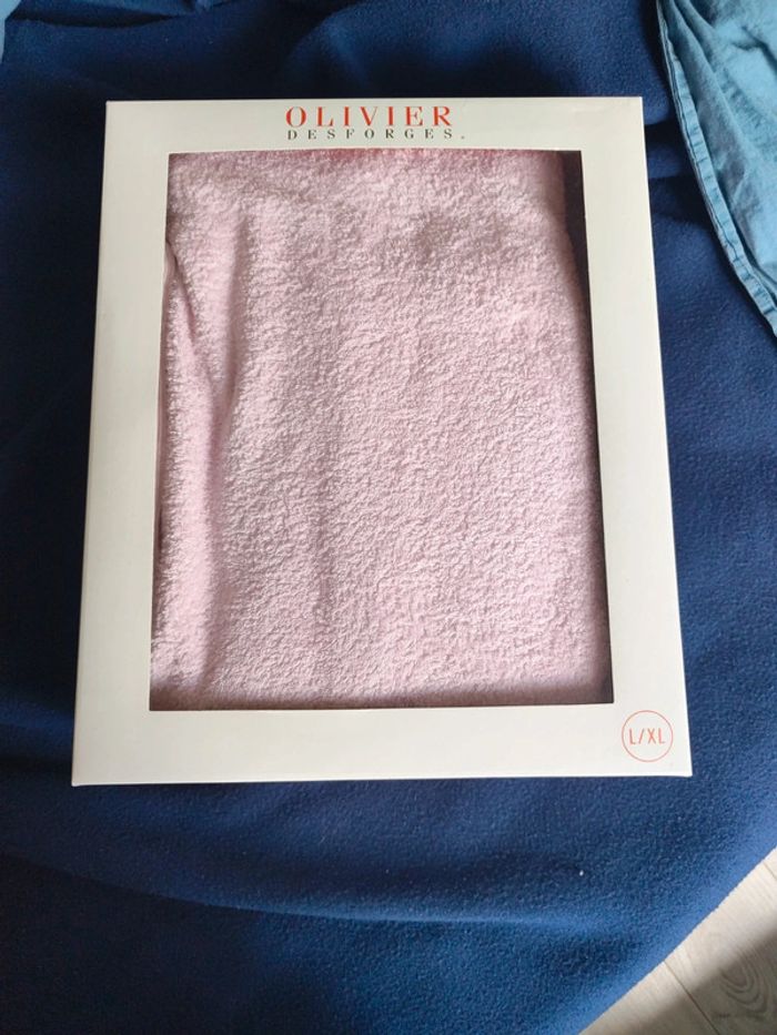 Peignoir de bain l/xl neuf marque olivier desforges