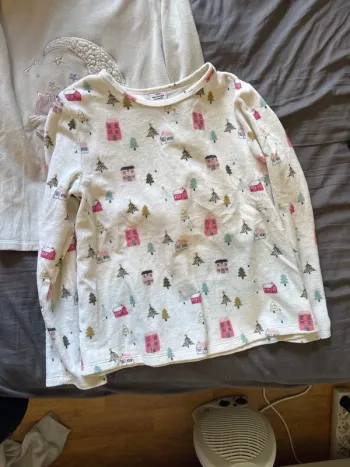 Lot haut de pyjama polaire