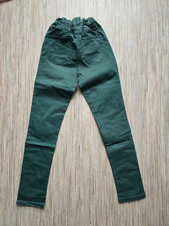 Jean Skinny vert - TAO - Taille 10 ans - photo numéro 3