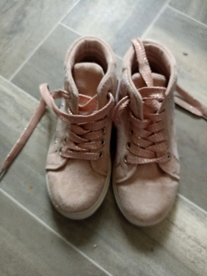 basket montantes rose taille 27 - photo numéro 2
