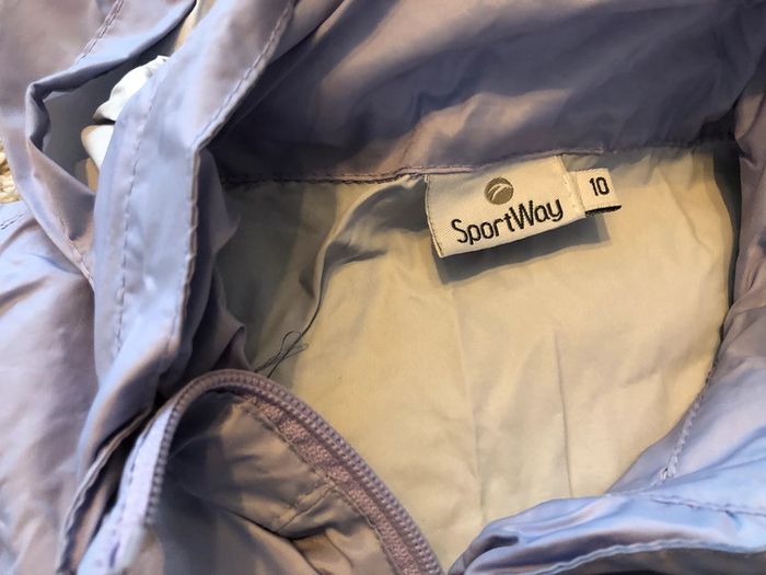 imperméable k-way - 10 ans - parme / lila - Sportway très bon état - photo numéro 2