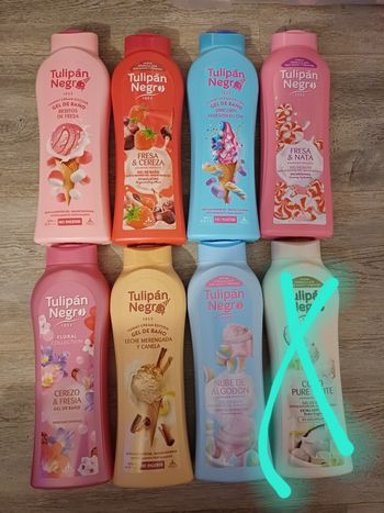 Lot de 7 gel douche