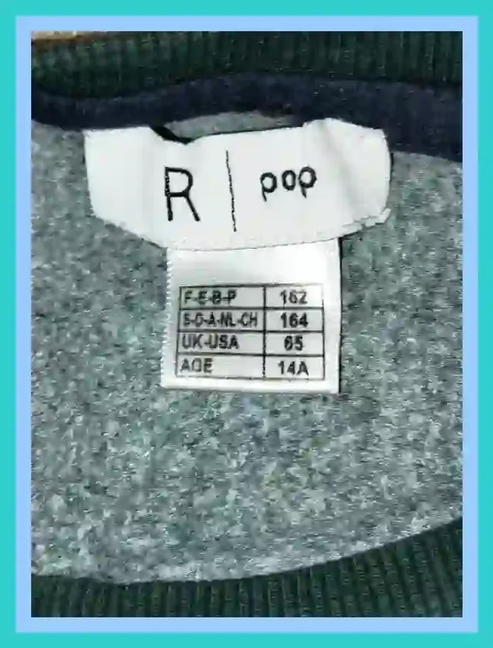 Sweat sans capuche la Redoute vert sapin garçon 14 ans - photo numéro 9