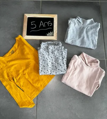 Sous pull fille 5 ans