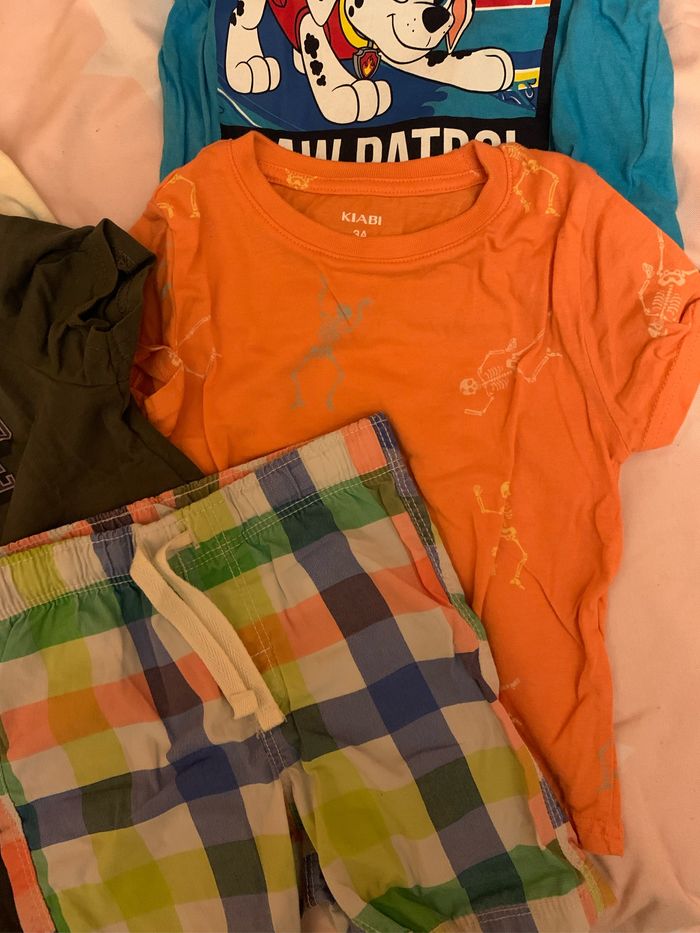 Lot T-shirt short garçon 3 ans - photo numéro 2